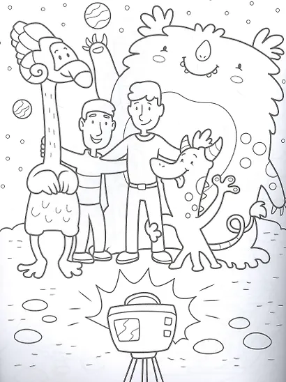 100 крутых картинок для мальчиков. Раскраска - фото 3