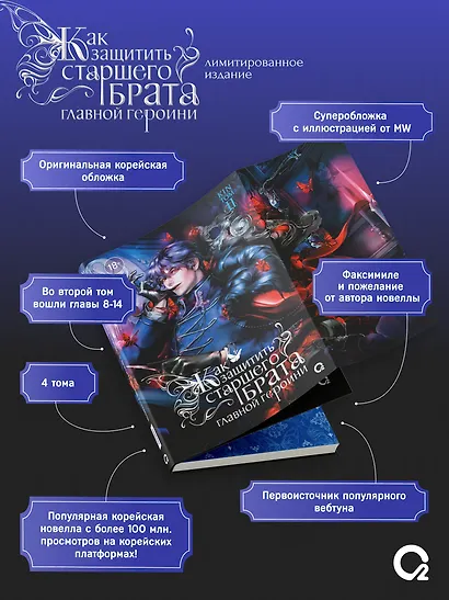 Как защитить старшего брата главной героини. Том 2. Лимитированное издание + эксклюзивный мерч - фото 4