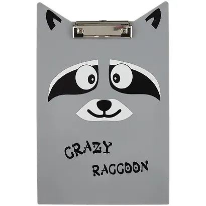 Планшет «Crazy raccoon», А4, пластик, фигурный - фото 1