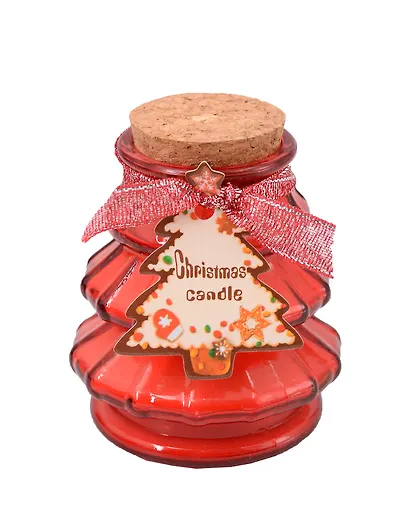 Новогодняя свеча в баночке Рождество (5х7) - фото 1
