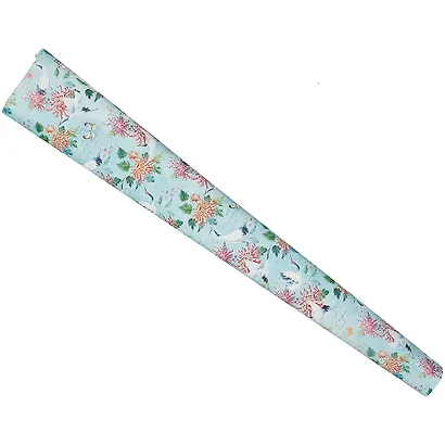 Бумага упаковочная 70*100 "Цапли" мел., инд.уп. - фото 1