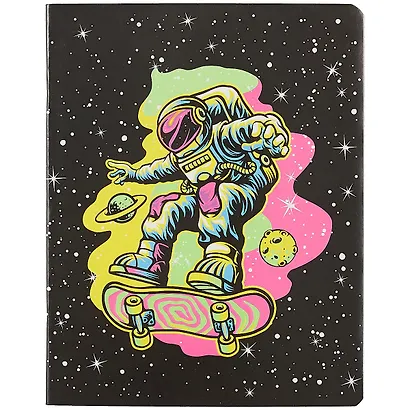 Тетрадь в клетку Academy Style, "Космос неон", 48 листов, в ассортименте - фото 1