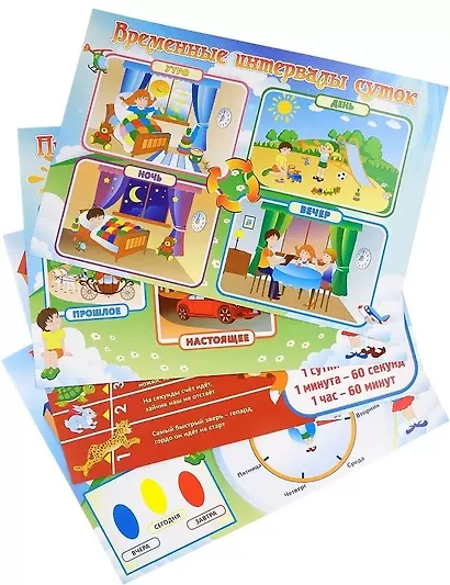 Комплект из 4-х плакатов "Пространственно-временные связи" с методическим сопровождением (Формат А2). ФГОС. ФГОС ДО - фото 2