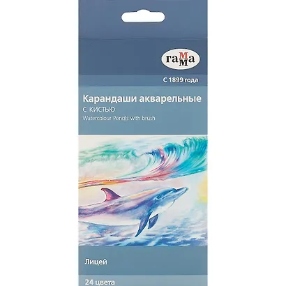 Цветные карандаши «Лицей», 24 цвета - фото 1