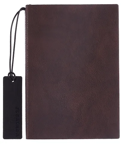 Ежедневник недат. А5 160л 146х211 мм "Шеврет" коричневый, иск.кожа, мягкий переплет, блинт.тиснение, офсет, закладка, 2 ляссе, инд.уп - фото 1