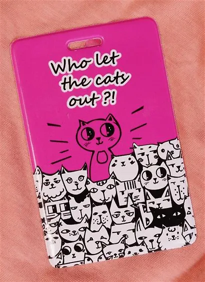 Чехол для карточек Who let the Cats out ДК2017-095 - фото 4