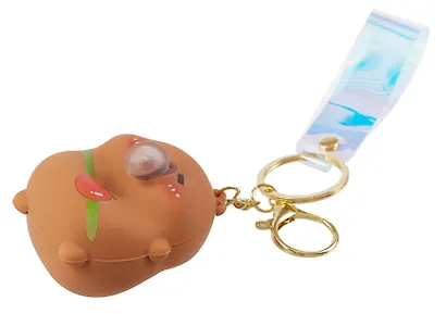 Брелок-мялка Капибара (ПВХ) (6 см) - фото 2