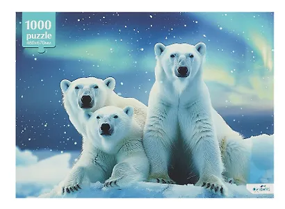 Пазл 1000 элементов "Мишки на севере" 48х67 см - фото 3