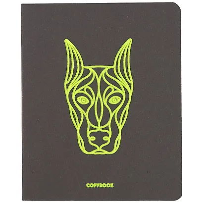 Тетрадь в клетку Listoff, "Total Black. Oh my dog", 48 листов, в ассортименте - фото 5