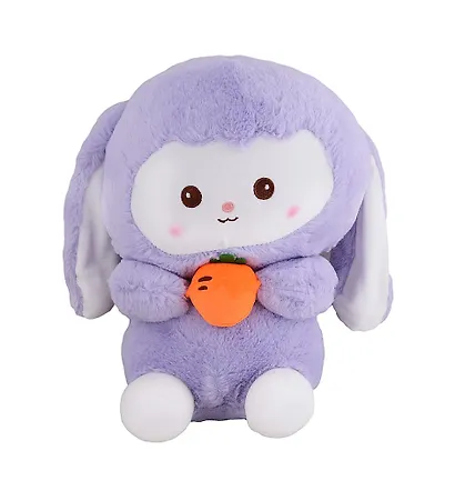 Мягкая игрушка Кролик с морковкой (30х21) - фото 1