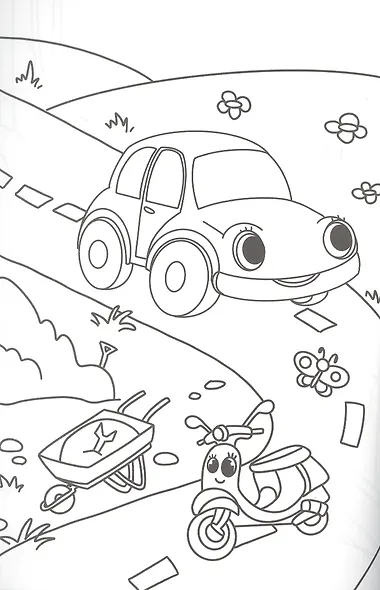 РАСКРАСКА А4 эконом. МИР ТРАНСПОРТА - фото 2