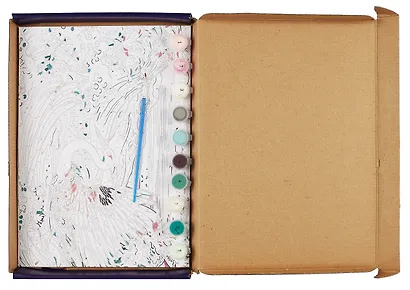 Картина по номерам "Японский журавль, море" (21х29,7 см) - фото 2