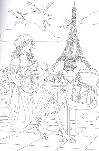 РАСКРАСКА С БРАСЛЕТИКАМИ. ТОЛЬКО ДЛЯ СТИЛЬНЫХ ДЕВЧОНОК - фото 3