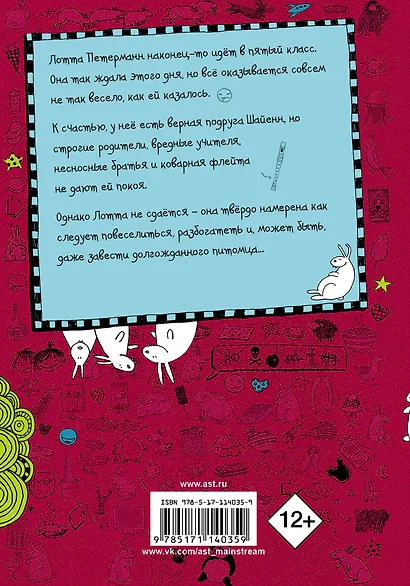 Дневник Лотты. Братцы, кролики и флейта с выкрутасами - фото 2