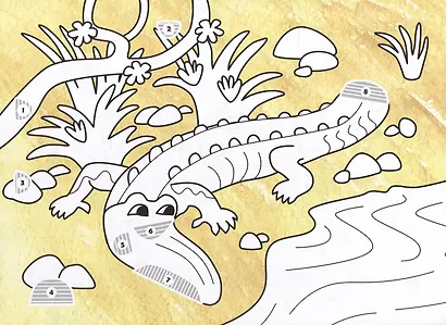 3D-раскраска-аппликация. Животные - фото 5