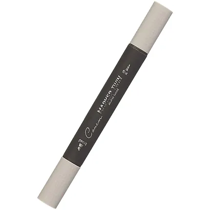 Маркер художественный "Сонет" теплый серый 4, двухсторон., тонк. и широк.долото, Сонет - фото 1