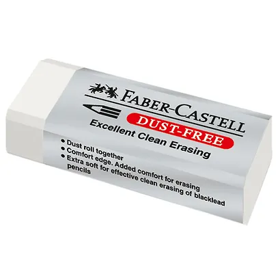 Ластик "Dust free" 62х21,5х11,5 мм, Faber-Castell - фото 1
