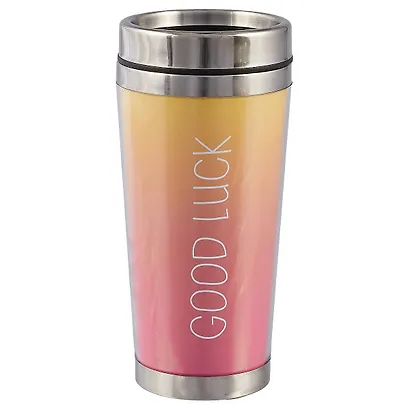 Термостакан Good luck (красный градиент) (пластик) (400мл) - фото 1