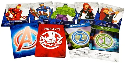 Настольная игра Мстители: Битва супергероев, Hobby World - фото 4