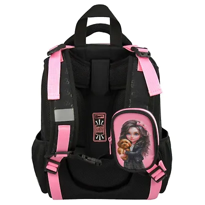 Ранец "Брюнетка с собачкой" 2 отделения, 27*37*13 см, 3 кармана - фото 8