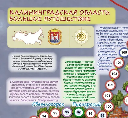 Калининградская область. Большое путешествие. Настольная игра - фото 3