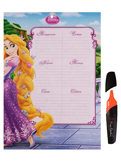 Доска маркерная А4 "Феи", маркер - фото 3