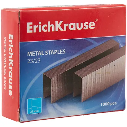 Скобы №23/23 1000шт, к/к - фото 1