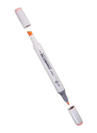 Маркер двухсторонний Персик, спирт.основа, цв.R114, Sketchmarker - фото 3