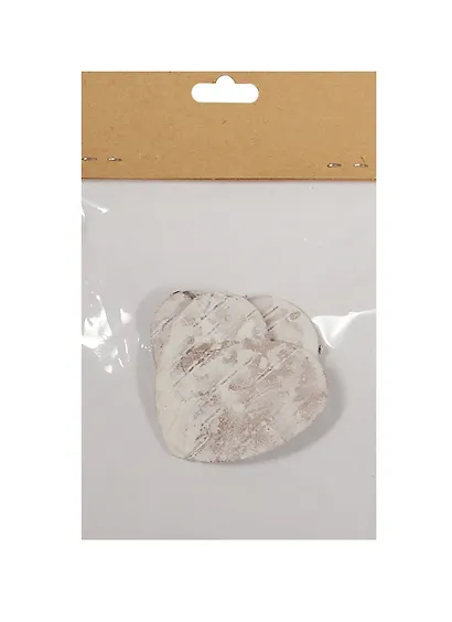 Декоративный элемент из коры в пакете с хедером, сердце, 2 шт, 5 см (11-00278-YW254) - фото 1