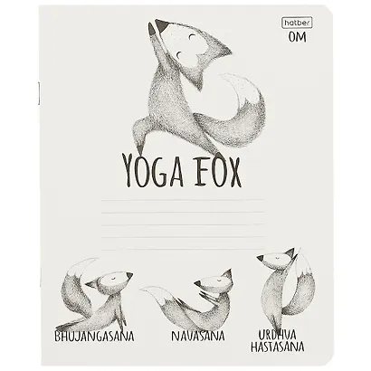 Тетрадь в клетку Hatber «Animals Yoga» в ассортименте, 24 листа - фото 4