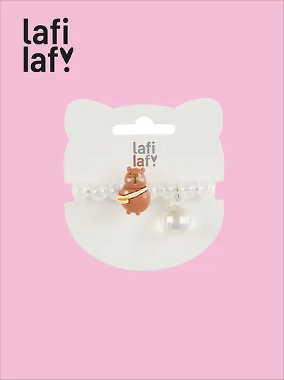 Резиночка Капибара мордочка перламутровая (пластик) (12-03916-B91) (Lafilaf) - фото 3