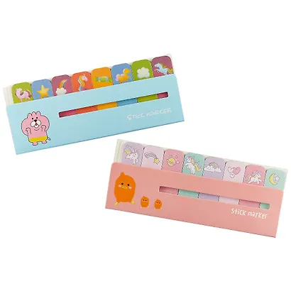 Набор самоклеящихся закладок «Rainbow unicorn» - фото 3