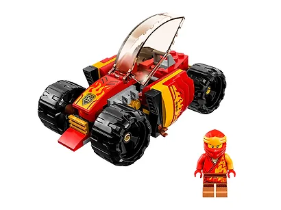 71780 Конструктор детский LEGO Ninjago Гоночный автомобиль ЭВО ниндзя Кая, 94 деталей, возраст 6+ - фото 5