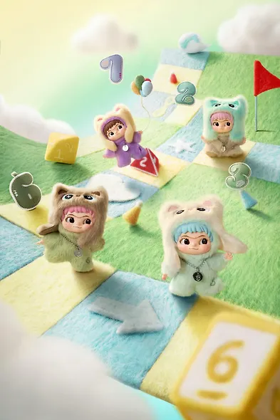 Коллекционные брелоки-сюрприз Wakuku, Девочка в шапке 7см, 12-LetV-13, Letsvan, Blind Box - фото 6