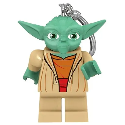 LGL-KE11H Брелок-фонарик для ключей LEGO Star Wars - Yoda (Йода), возраст 6+ - фото 3