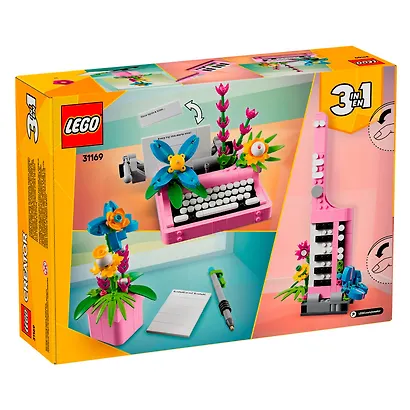 LEGO Creator 3in1: Печатная машинка с цветами, 363 детали (31169) - фото 2