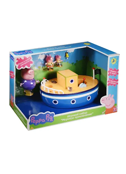 Игровой набор Морское приключение т.м. Peppa Pig, без мел. - фото 1