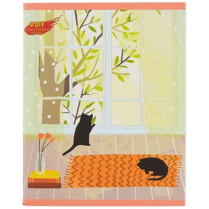 Тетрадь в клетку Listoff, "DIY Collection. Уют", 96 листов, в ассортименте - фото 6