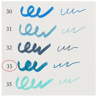 Маркер акварельный "Сонет", двухсторон., кисть и тонкий наконечник, синий индиго, сонет - фото 3