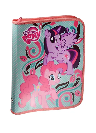 Папка для тетрадей А5 "My Little Pony" на молнии с трех сторон, My Little Pony - фото 1