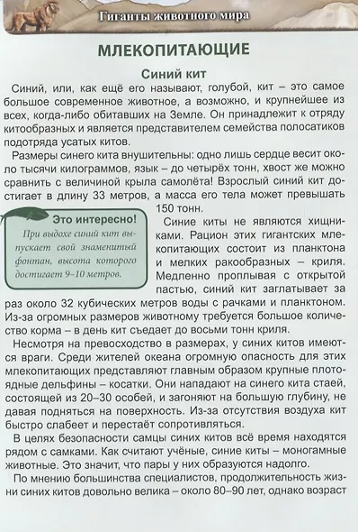 Гиганты животного мира. Энциклопедия - фото 4