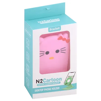 Держатель для телефона Кошечка (13,5*8) (пластик) (коробка) - фото 2