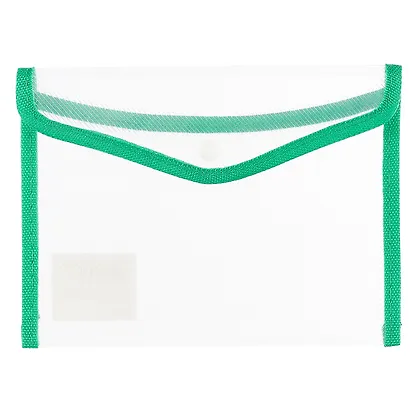 Папка-конверт прозрачная с окантовкой, А5 - фото 1