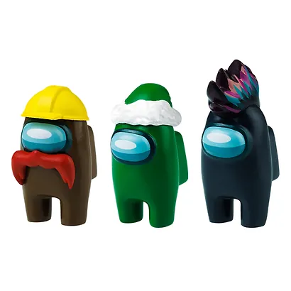 Набор фигурок Among Us серия 3 (герой в зеленой шапке), (4х15х21), (AU2320A) - фото 1