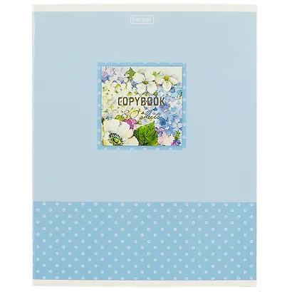 Тетрадь в клетку Hatber, "Цветочная акварель", 80 листов, в ассортименте - фото 5