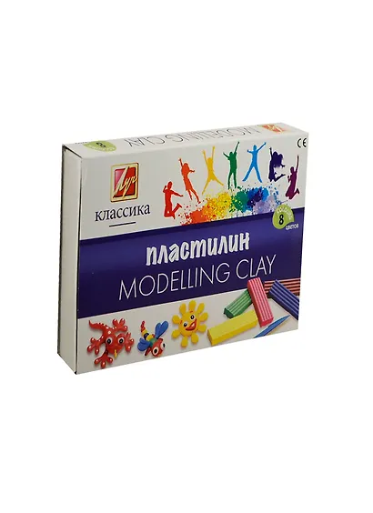 Пластилин 8 цветов 160гр "Классика" - фото 2