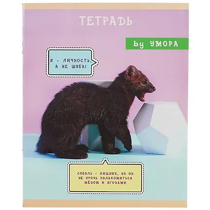 Тетрадь в клетку Listoff, "Редкий и пушистый", 48 листов, в ассортименте - фото 4