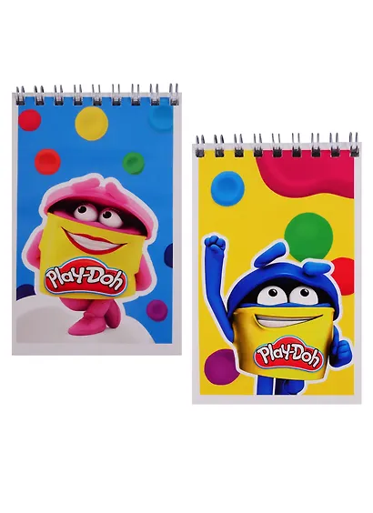Блокнот А7 40л кл. "Play Doh" даблспираль, полн.УФ-лак - фото 4