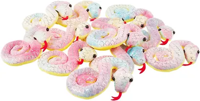 Мягкая игрушка Символ года Змейка с градиентом (13х9) (12-1253-202405-SN1) - фото 12