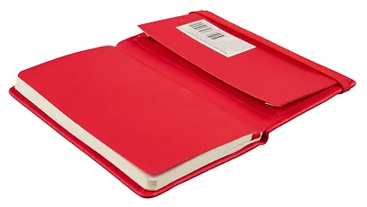 Планинг недат. 64л "Joy Book" очень красный, карманный, иск.кожа 7Б, скругл.углы, тонир.блок, резинка, офсет, ляссе - фото 5